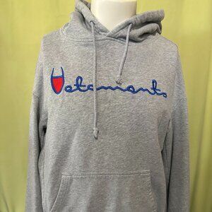 Vetements Printemps ETE 2016 Men's Gray Hoodie Sweater Large Pourfemme Tricots